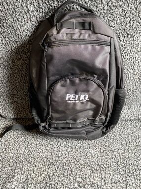 Port Authority Black Backpack with PETIQ Logo